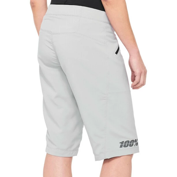 100% Ridecamp Shorts Damen Grau – Bild 2