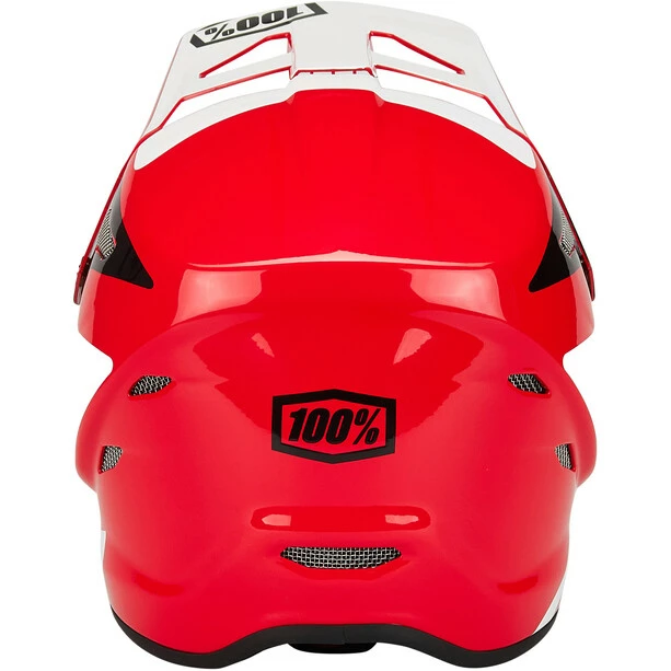 100% Status DH/BMX Helm Rot/weiß – Bild 5