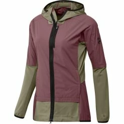 Adidas Five Ten 5.10 Flooce Jacke Damen Oliv/rot