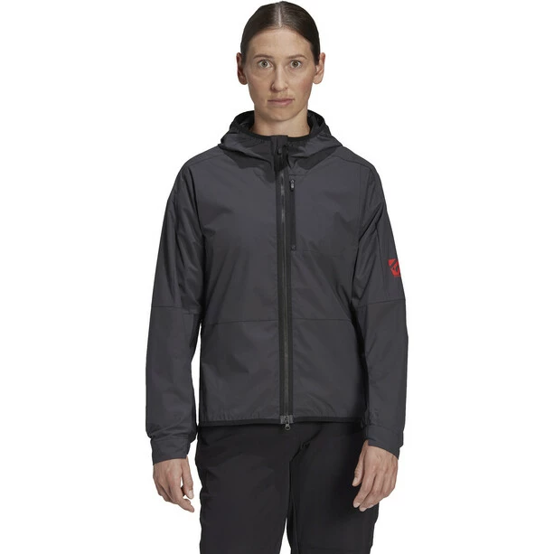 Adidas Five Ten Winddichte Jacke Damen Schwarz – Bild 2