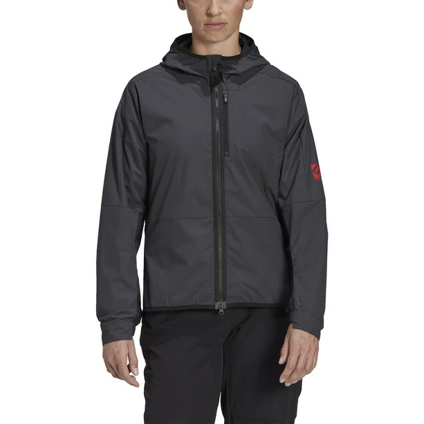 Adidas Five Ten Winddichte Jacke Damen Schwarz – Bild 3