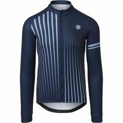 AGU Essential Faded Stripe Langarm Trikot Herren Blau
