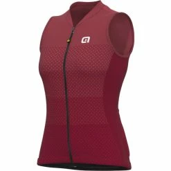 Alé Cycling Alé Cycling Level Trikot Ärmellos Damen Rot
