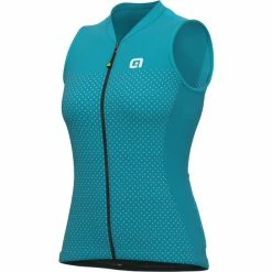 Alé Cycling Alé Cycling Level Trikot Ärmellos Damen Türkis
