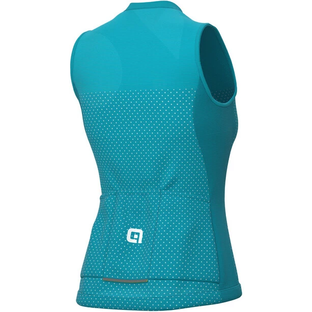 Alé Cycling Alé Cycling Level Trikot Ärmellos Damen Türkis – Bild 2