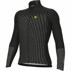 Alé Cycling Alé Cycling PR-R Green Digital Langarm Trikot Herren Schwarz