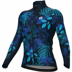 Alé Cycling Alé Cycling PR-R Green Garden Langarm Trikot Damen Blau