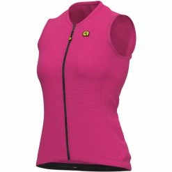 Alé Cycling Alé Cycling Solid Color Block Trikot Ärmellos Damen Pink