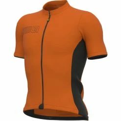 Alé Cycling Alé Cycling Solid Color Block Kurzarm Trikot Herren Orange/braun