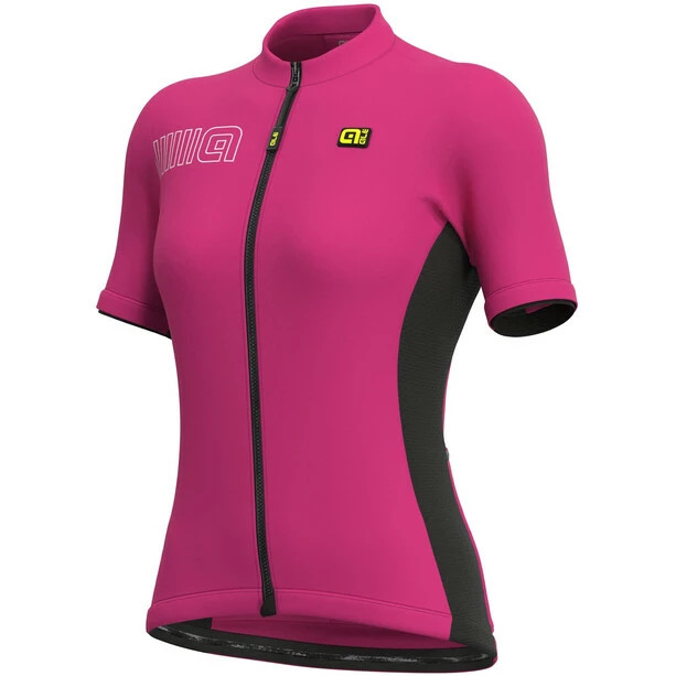 Alé Cycling Alé Cycling Solid Color Block Kurzarm Trikot Damen Pink