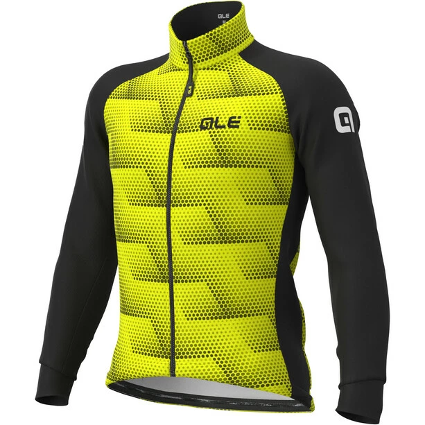 Alé Cycling Alé Cycling Solid Sharp Jacke Herren Schwarz/gelb