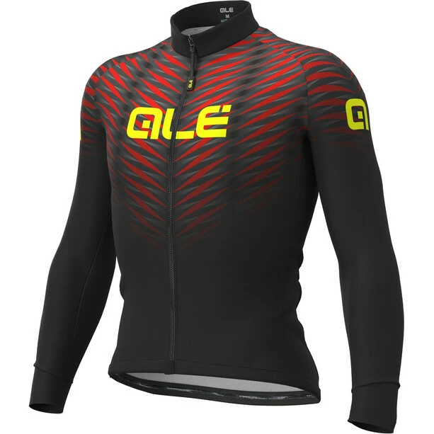 Alé Cycling Alé Cycling Solid Thorn Langarm Trikot Herren Schwarz/rot