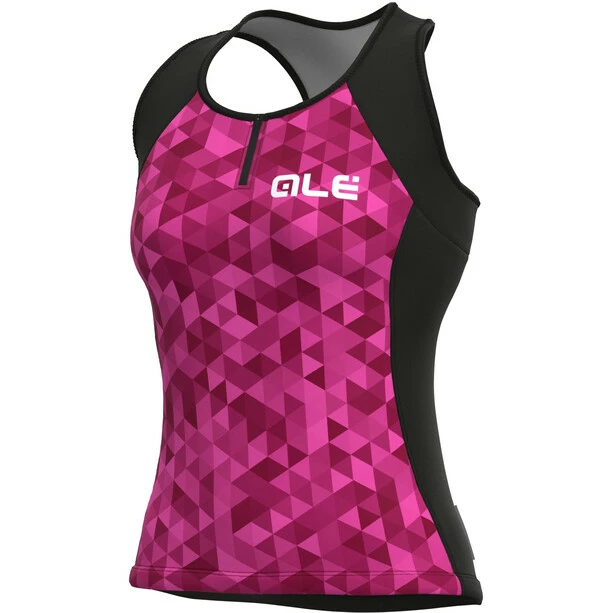 Alé Cycling Alé Cycling Solid Triangles Tank Damen Pink/lila