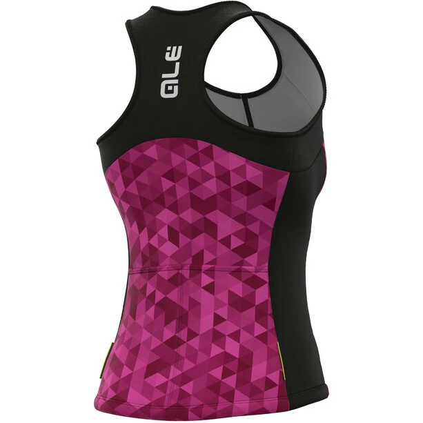 Alé Cycling Alé Cycling Solid Triangles Tank Damen Pink/lila – Bild 2