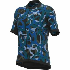 Alé Cycling Alé Cycling Woodland Kurzarm Trikot Damen Blau/schwarz