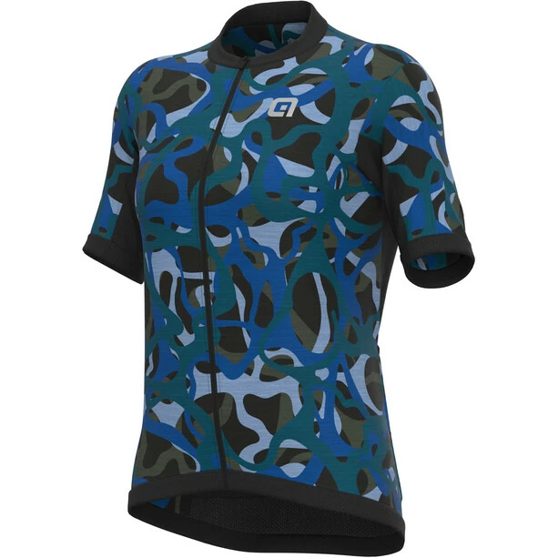 Alé Cycling Alé Cycling Woodland Kurzarm Trikot Damen Blau/schwarz