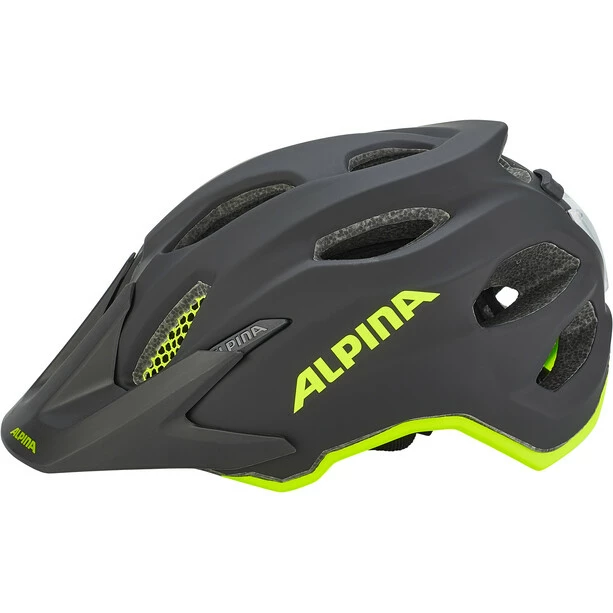 Alpina Carapax Flash Helm Jugend Schwarz/gelb – Bild 3