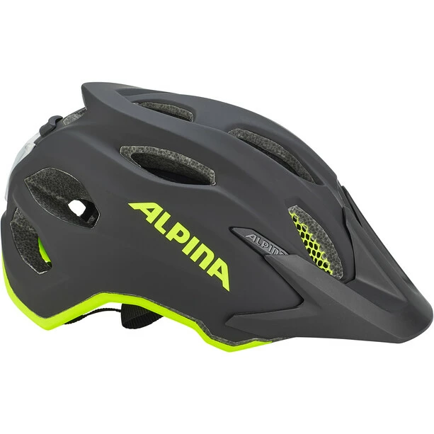 Alpina Carapax Flash Helm Jugend Schwarz/gelb – Bild 4
