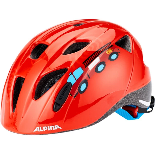 Alpina Ximo Helm Kinder Rot/bunt