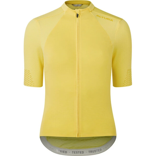 ALTURA Endurance Polartec Kurzarmtrikot Damen Gelb