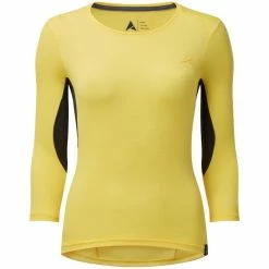 ALTURA Kelder Polartec Lightweight 3/4 Trikot Damen Gelb