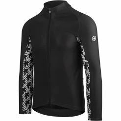 ASSOS Mille GT Frühling/Herbst Langarm Trikot Herren Schwarz/weiß