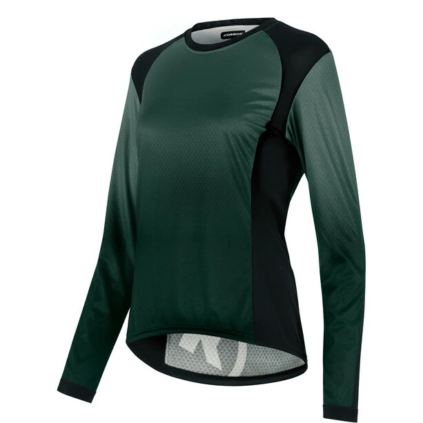ASSOS Trail Langarm Trikot Damen Oliv – Bild 2