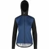 ASSOS Trail Frühling/Herbst Kapuzenjacke Damen Blau