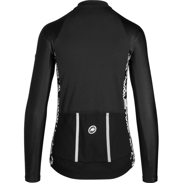 ASSOS UMA GT Langarm Frühlings-/Sommerjersey Damen Schwarz – Bild 2