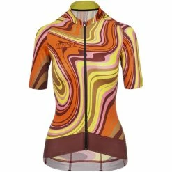 Bioracer Epic Liquid Lola Kurzarm Trikot Damen Gelb/orange
