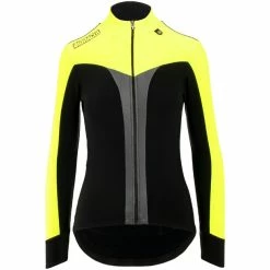 Bioracer Vesper Tempest Fluo Frühlingsjacke Damen Schwarz/gelb