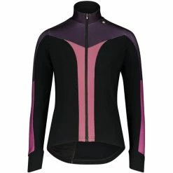 Bioracer Vesper Tempest Thermal Langarm Trikot Damen Schwarz/pink