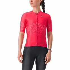 Castelli Aero Pro Trikot Damen Rot