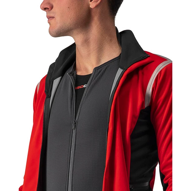 Castelli Alpha RoS 2 Jacke Herren Rot – Bild 5