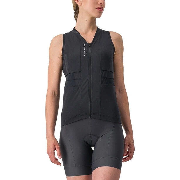 Castelli Anima 4 Kurzarm Trikot Damen Schwarz
