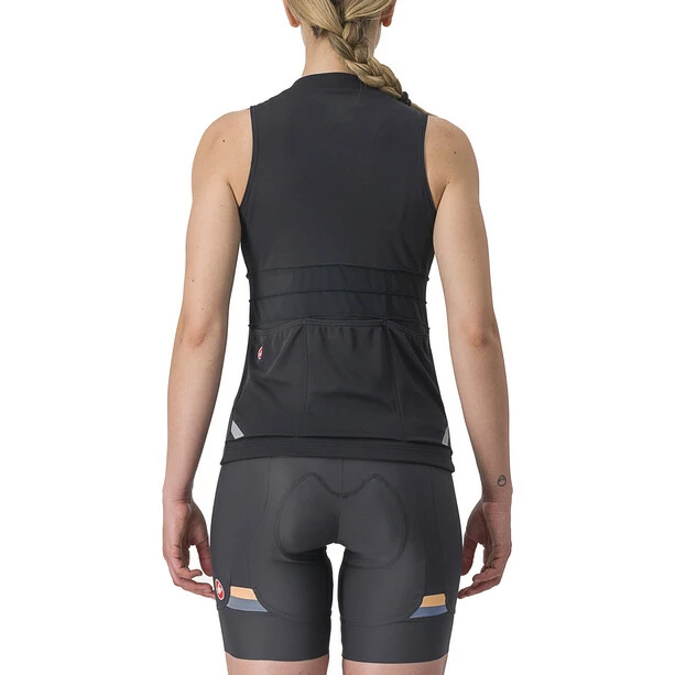 Castelli Anima 4 Kurzarm Trikot Damen Schwarz – Bild 2