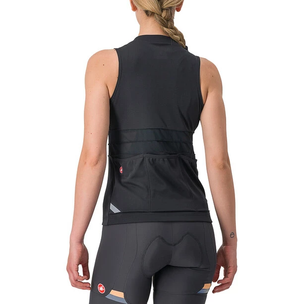 Castelli Anima 4 Kurzarm Trikot Damen Schwarz – Bild 5