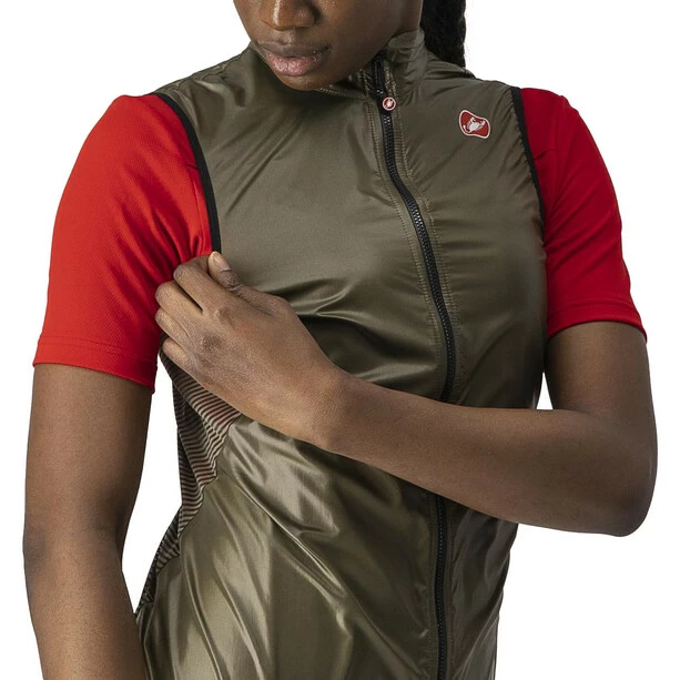 Castelli Aria Weste Damen Braun – Bild 3
