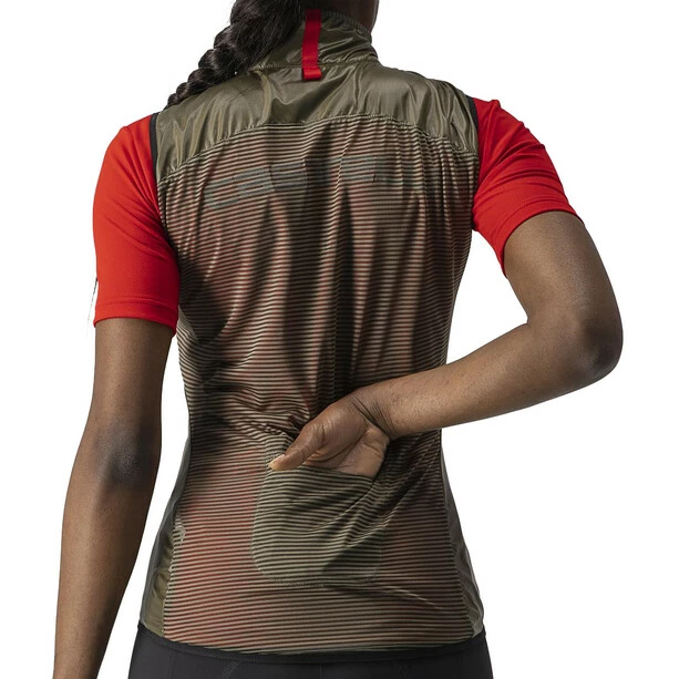 Castelli Aria Weste Damen Braun – Bild 4