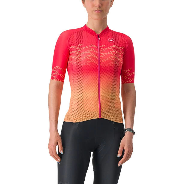 Castelli Climber'S 2.0 Trikot Damen Rot/orange