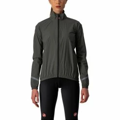 Castelli Emergency 2 Regenjacke Damen Grau