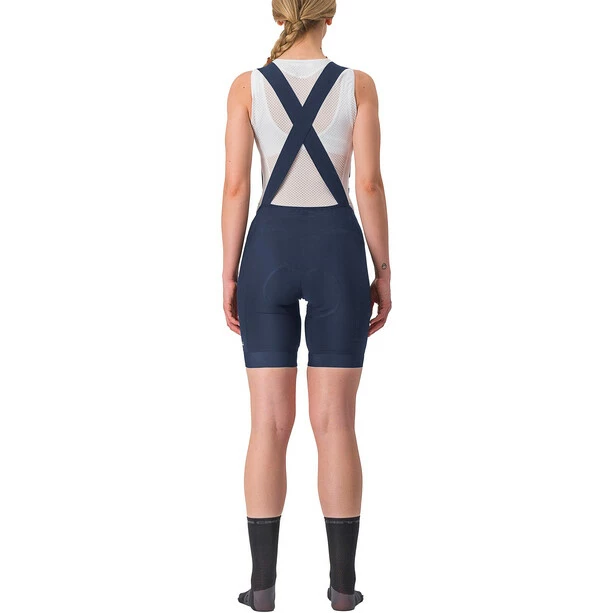 Castelli Endurance Trägershorts Damen Blau – Bild 2