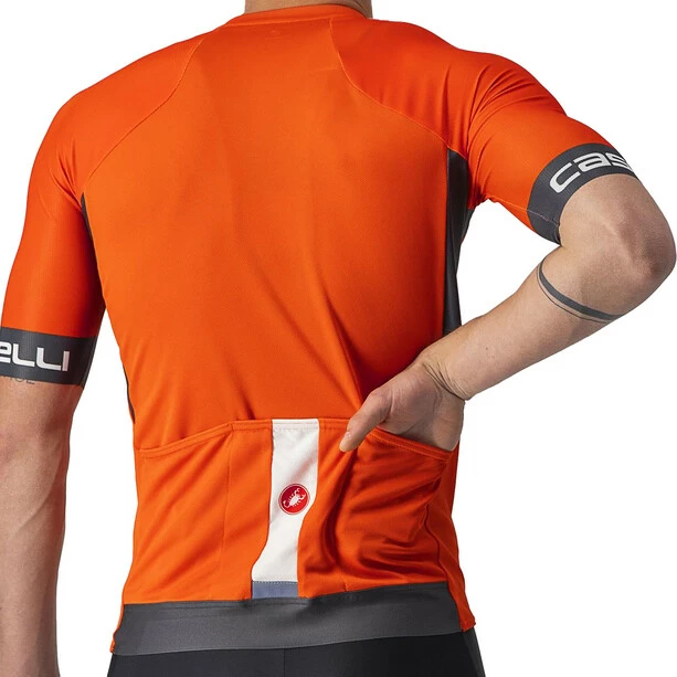 Castelli Entrata VI Trikot Herren Orange – Bild 4