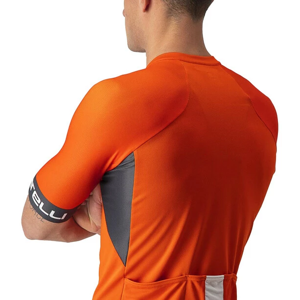 Castelli Entrata VI Trikot Herren Orange – Bild 6