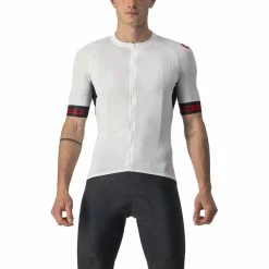 Castelli Entrata VI Trikot Herren Weiß/rot