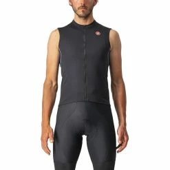 Castelli Entrata VI Ärmelloses Trikot Herren Schwarz/grau