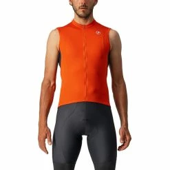 Castelli Entrata VI Ärmelloses Trikot Herren Orange