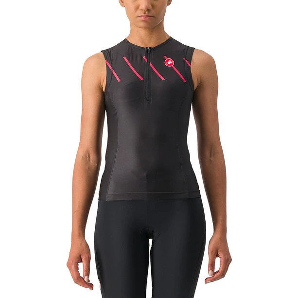 Castelli Free 2 Tri Singlet Damen Schwarz
