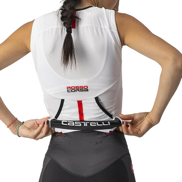 Castelli Free 2 Tri Singlet Damen Weiß/schwarz – Bild 5