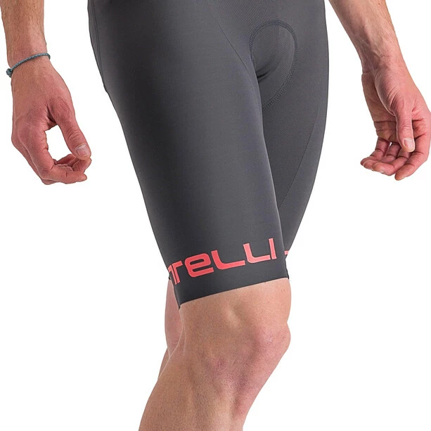 Castelli Free Aero RC Classic Trägershorts Herren Grau – Bild 5